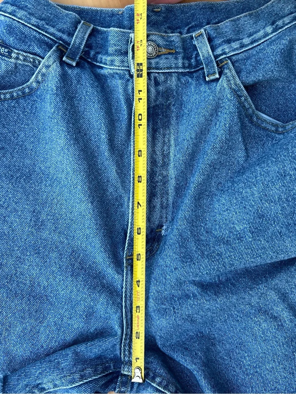 Women’s Vintage Lee Jeans Denim High Rise A Line Cut Off Shorts Size 6/8